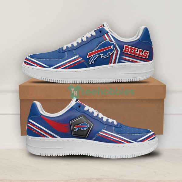 buffalo bills logo and striped style air force shoes for fans 1 EcFtt 600x600px Buffalo Bills Logo And Striped Style Air Force Shoes For Fans