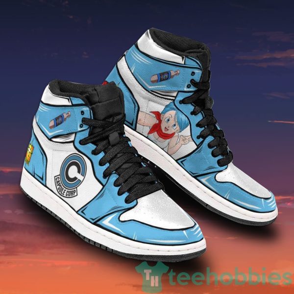bulma custom dragon ball anime air jordan hightop shoes 3 BZCFu 600x600px Bulma Custom Dragon Ball Anime Air Jordan Hightop Shoes