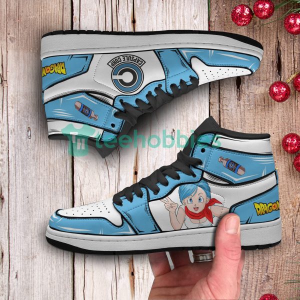 bulma custom dragon ball anime air jordan hightop shoes 4 GfSx2 600x600px Bulma Custom Dragon Ball Anime Air Jordan Hightop Shoes