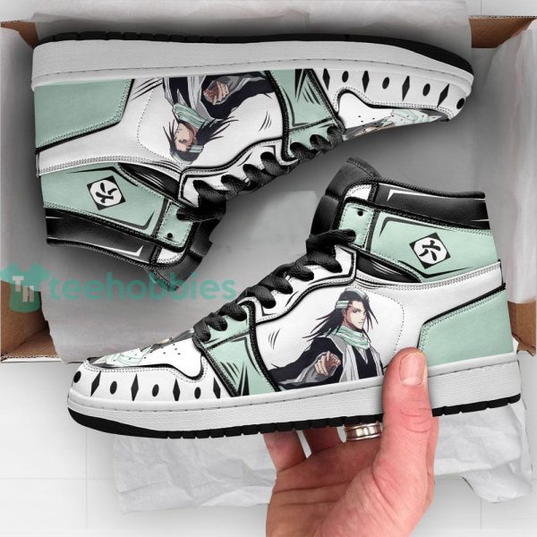 byakuya kuchiki sneakers custom bleach manga air jordan hightop shoes 4 b1aeJ 600x600px Byakuya Kuchiki Sneakers Custom Bleach Manga Air Jordan Hightop Shoes