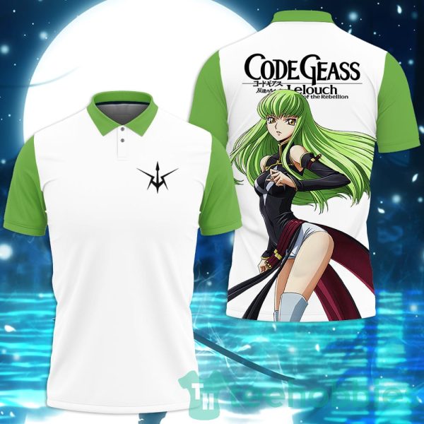 c.c code geass custom anime polo shirt for men and women 1 KLbqv 600x600px C.C Code Geass Custom Anime Polo Shirt For Men And Women