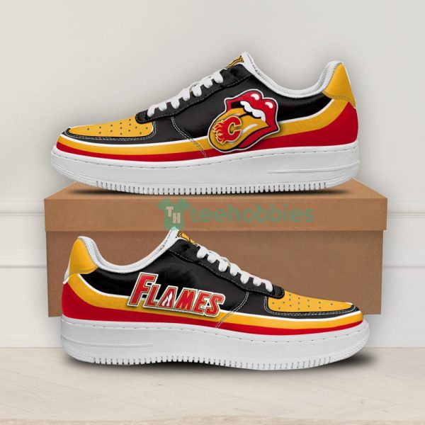 calgary flames custom lips air force shoes for fans 1 QW6Mg 600x600px Calgary Flames Custom Lips Air Force Shoes For Fans