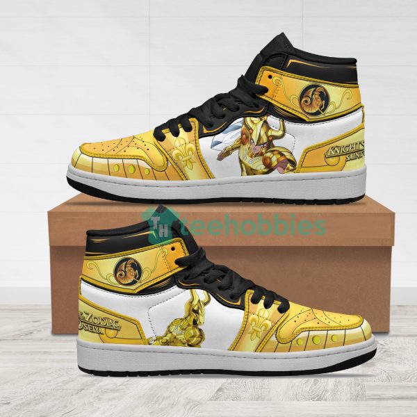 capricorn anime yellow air jordan hightop shoes 1 4y6Ai 600x600px Capricorn Anime Yellow Air Jordan Hightop Shoes