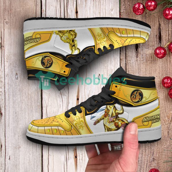 capricorn anime yellow air jordan hightop shoes 3 aKx1X 600x600px Capricorn Anime Yellow Air Jordan Hightop Shoes