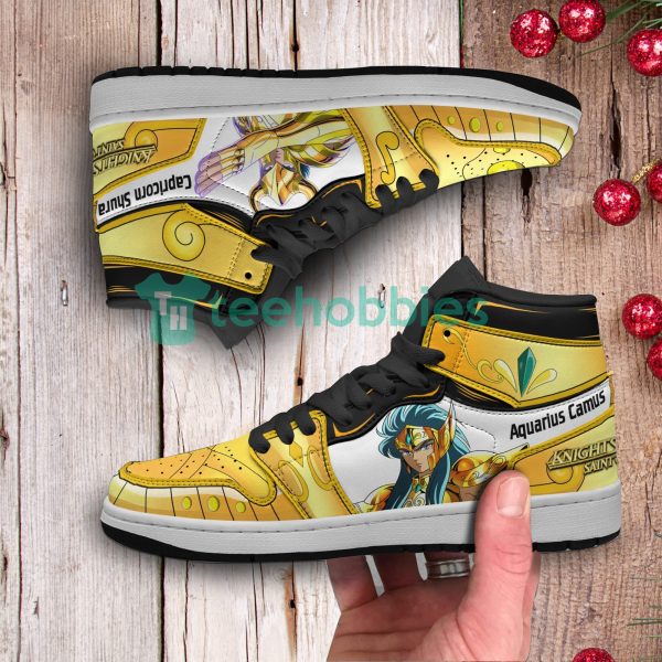 capricorn shura x aquarius camus anime air jordan hightop shoes 3 E2AyG 600x600px Capricorn Shura x Aquarius Camus Anime Air Jordan Hightop Shoes
