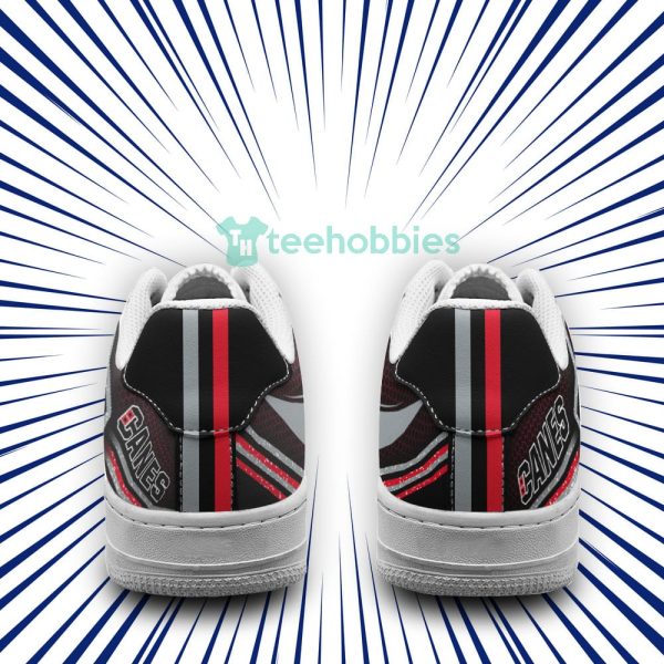 carolina hurricanes logo and striped style air force shoes for fans 3 PjccN 600x600px Carolina Hurricanes Logo And Striped Style Air Force Shoes For Fans