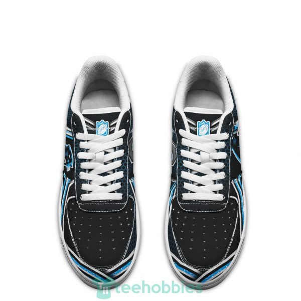 carolina panthers logo and striped style air force shoes for fans 2 2HEQy 600x600px Carolina Panthers Logo And Striped Style Air Force Shoes For Fans