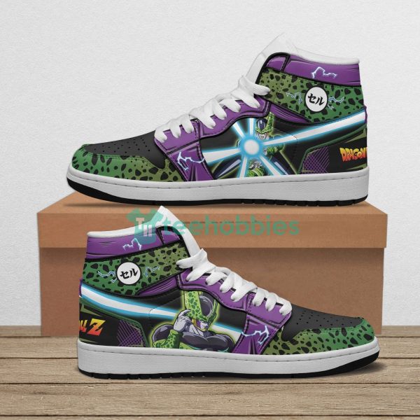 cell custom dragon ball anime air jordan hightop shoes 1 zk6R6 600x600px Cell Custom Dragon Ball Anime Air Jordan Hightop Shoes