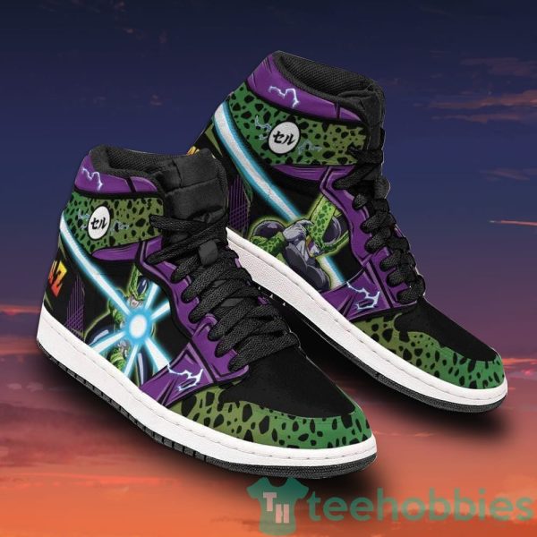 cell custom dragon ball anime air jordan hightop shoes 4 2qpIN 600x600px Cell Custom Dragon Ball Anime Air Jordan Hightop Shoes
