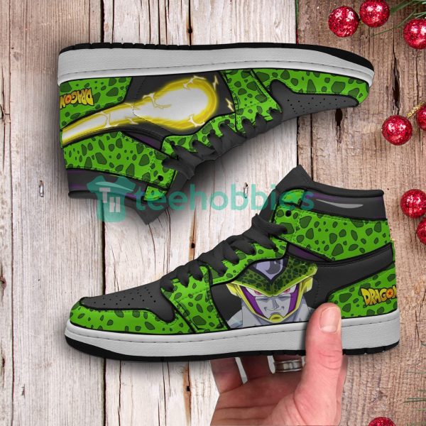 cell custom dragon ball super anime air jordan hightop shoes 4 Kq9G2 600x600px Cell Custom Dragon Ball Super Anime Air Jordan Hightop Shoes