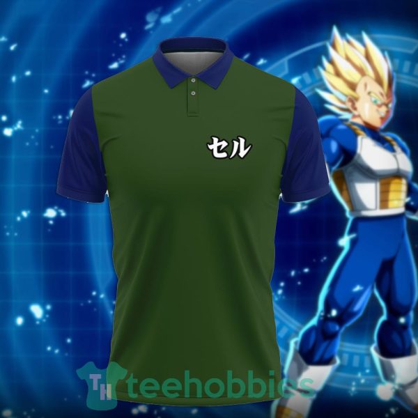 cell dragon ball custom anime forest green polo shirt for fans 2 ggyJr 600x600px Cell Dragon Ball Custom Anime Forest Green Polo Shirt For Fans