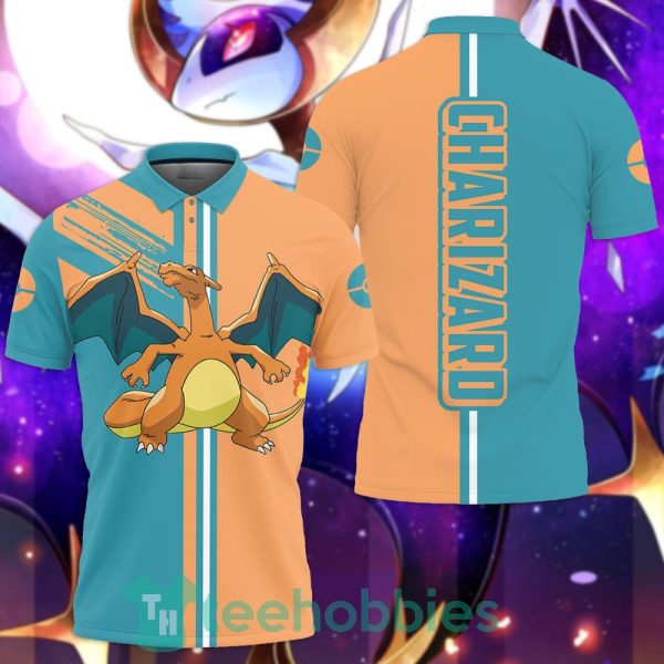 charizard polo shirt custom pokemon anime gift for fans 1 24gzd 600x600px Charizard Polo Shirt Custom Pokemon Anime Gift For Fans