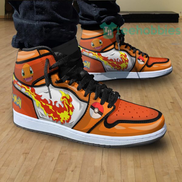 charmander pokemon custom anime air hightop shoes 3 QEiyj 600x600px Charmander Pokemon Custom Anime Air Hightop Shoes