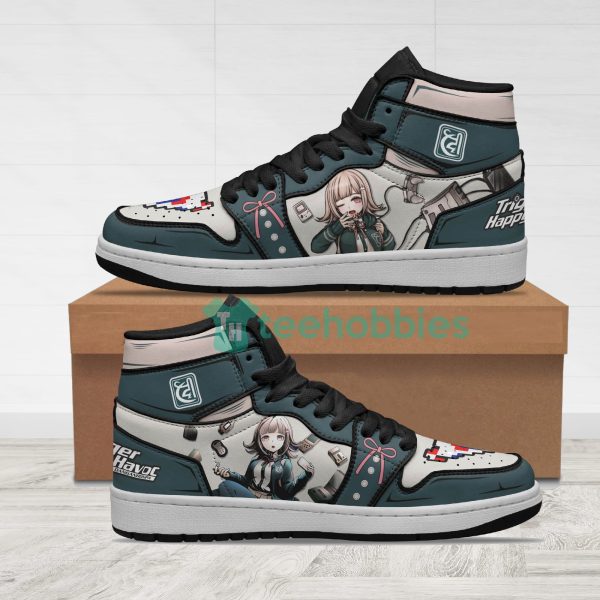 chiaki nanami custom danganronpa anime air jordan hightop shoes 1 vPGhY 600x600px Chiaki Nanami Custom Danganronpa Anime Air Jordan Hightop Shoes