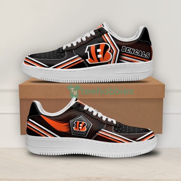 chicago bears logo and striped style air force shoes for fans 1 7wDAU 600x600px Chicago Bears Logo And Striped Style Air Force Shoes For Fans
