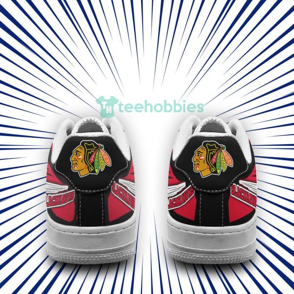 chicago blackhawks custom ball air force shoes for fans 3 jQ66L 600x600px Chicago Blackhawks Custom Ball Air Force Shoes For Fans