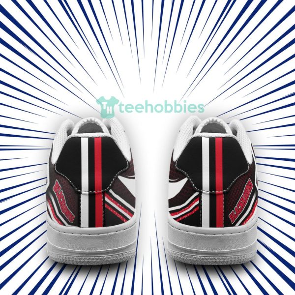 chicago blackhawks logo and striped style air force shoes for fans 3 9BjKC 600x600px Chicago Blackhawks Logo And Striped Style Air Force Shoes For Fans