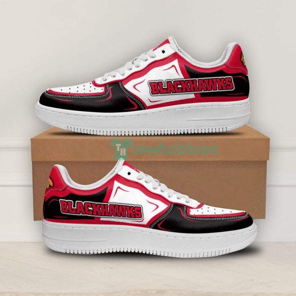 chicago blackhawks team simple style air force shoes for fans 1 Ufj99 600x600px Chicago Blackhawks Team Simple Style Air Force Shoes For Fans