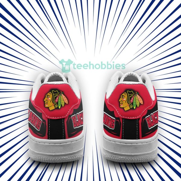 chicago blackhawks team simple style air force shoes for fans 3 4aqGM 600x600px Chicago Blackhawks Team Simple Style Air Force Shoes For Fans