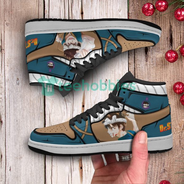 chrome shoes custom dr. stone anime air jordan hightop shoes 3 Tpk5U 600x600px Chrome Shoes Custom Dr. Stone Anime Air Jordan Hightop Shoes