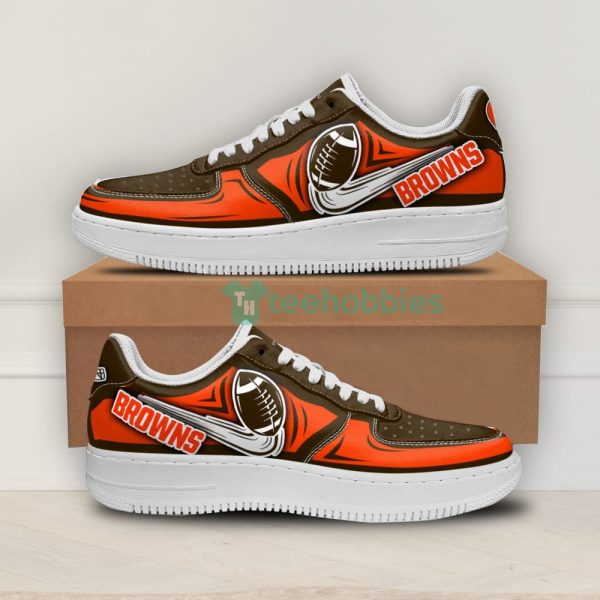 cleveland browns custom ball air force shoes for fans 1 UOiYR 600x600px Cleveland Browns Custom Ball Air Force Shoes For Fans
