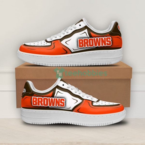 cleveland browns team simple style air force shoes for fans 1 A69Wt 600x600px Cleveland Browns Team Simple Style Air Force Shoes For Fans