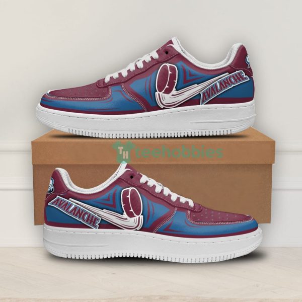 colorado avalanche custom ball air force shoes for fans 1 1dm9O 600x600px Colorado Avalanche Custom Ball Air Force Shoes For Fans