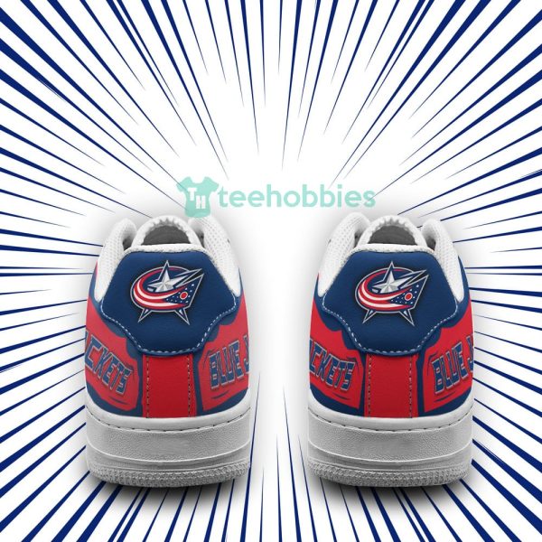 columbus blue jackets team simple style air force shoes for fans 3 9SWMa 600x600px Columbus Blue Jackets Team Simple Style Air Force Shoes For Fans
