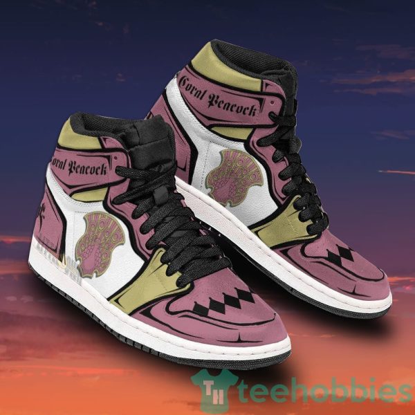 coral peacock custom black clover anime air jordan hightop shoes 4 8E8We 600x600px Coral Peacock Custom Black Clover Anime Air Jordan Hightop Shoes