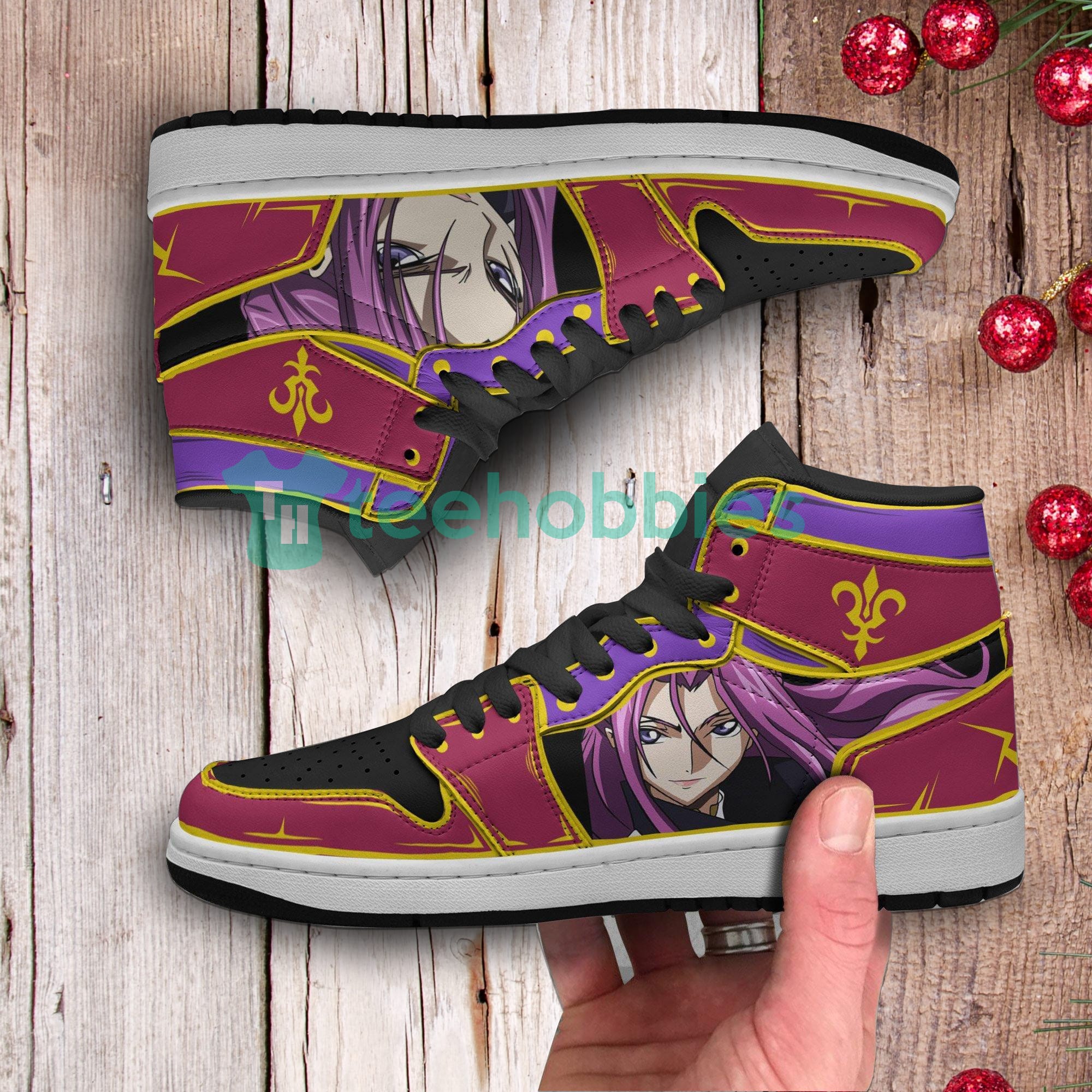 Cornelia li Britannia Custom Code Geass Anime Air Jordan Hightop Shoes
