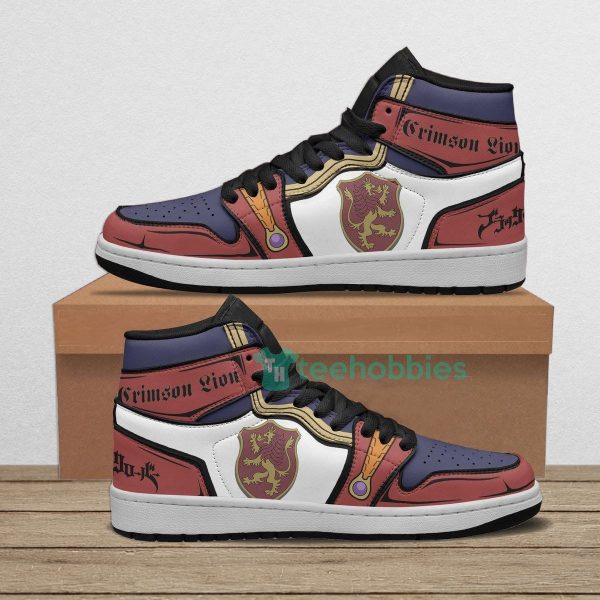 crimson lion custom black clover anime air jordan hightop shoes 1 kcthk 600x600px Crimson Lion Custom Black Clover Anime Air Jordan Hightop Shoes