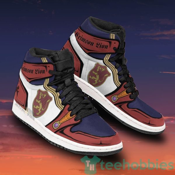 crimson lion custom black clover anime air jordan hightop shoes 4 d8KLi 600x600px Crimson Lion Custom Black Clover Anime Air Jordan Hightop Shoes