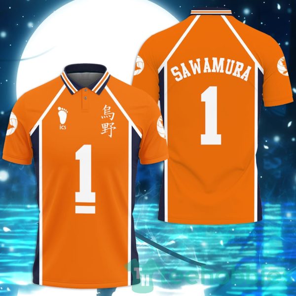 daichi sawamura haikyuu custom anime orange polo shirt for men and women 1 gh70Q 600x600px Daichi Sawamura Haikyuu Custom Anime Orange Polo Shirt For Men And Women
