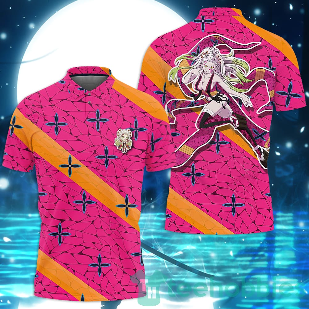 Daki Kimetsu Custom Anime Polo Shirt For Men And Women