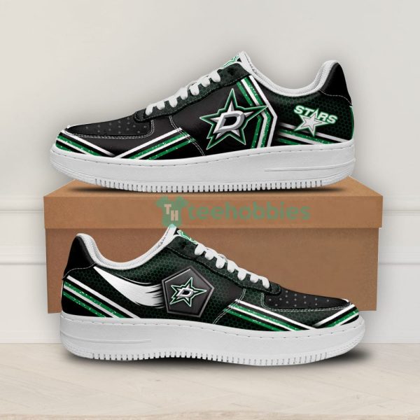 dallas stars logo and striped style air force shoes for fans 1 rGAwo 600x600px Dallas Stars Logo And Striped Style Air Force Shoes For Fans