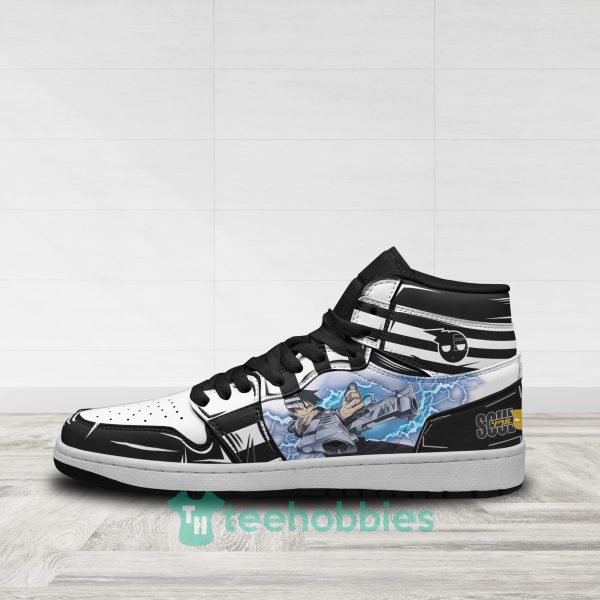 death the kid shoes soul eater custom anime air jordan hightop shoes 3 HReOS 600x600px Death the Kid Shoes Soul Eater Custom Anime Air Jordan Hightop Shoes