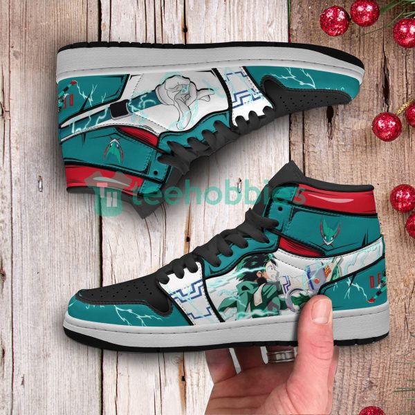 deku custom my hero academia anime air jordan hightop shoes 3 NxopH 600x600px Deku Custom My Hero Academia Anime Air Jordan Hightop Shoes