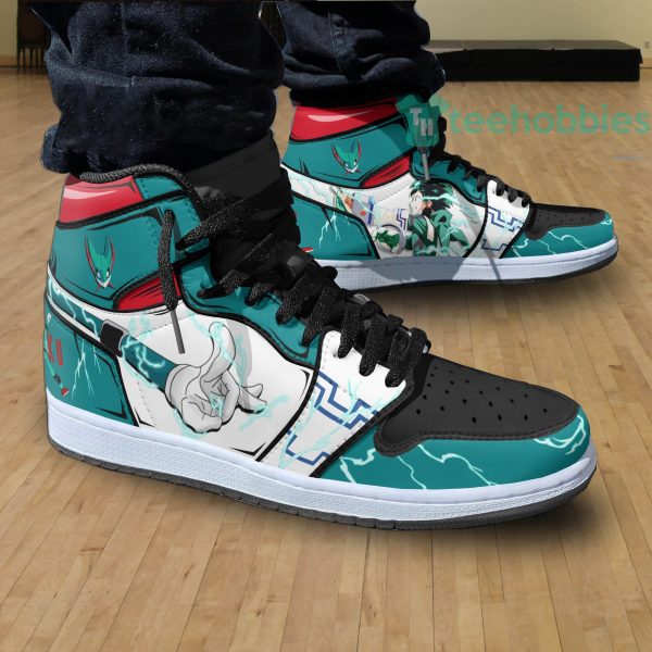 deku custom my hero academia anime air jordan hightop shoes 4 Et5Kh 600x600px Deku Custom My Hero Academia Anime Air Jordan Hightop Shoes