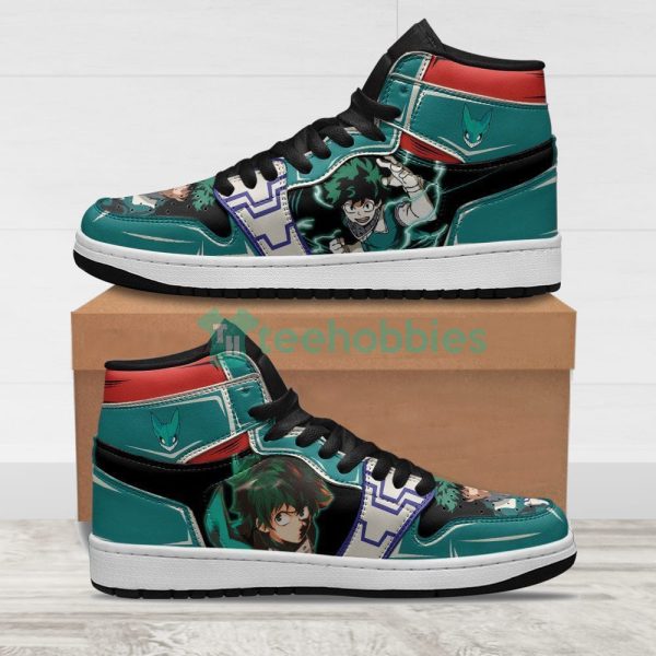deku izuku midoriya my hero academia air jordan hightop shoes 2 iUu28 600x600px Deku Izuku Midoriya My Hero Academia Air Jordan Hightop Shoes