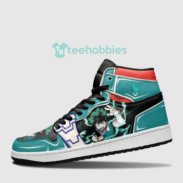 deku izuku midoriya my hero academia air jordan hightop shoes 4 FRHAr 600x600px Deku Izuku Midoriya My Hero Academia Air Jordan Hightop Shoes