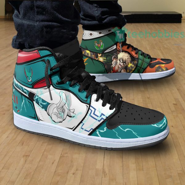deku x katsuki custom my hero academia anime air jordan hightop shoes 4 F0QV0 600x600px Deku x Katsuki Custom My Hero Academia Anime Air Jordan Hightop Shoes