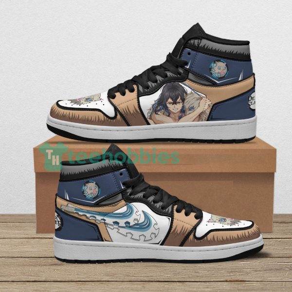 demon slayer inosuke anime lover air jordan hightop shoes 1 cKHhP 600x600px Demon Slayer Inosuke Anime Lover Air Jordan Hightop Shoes