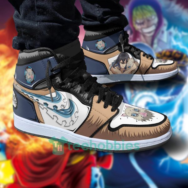 demon slayer inosuke anime lover air jordan hightop shoes 4 nrVJU 600x600px Demon Slayer Inosuke Anime Lover Air Jordan Hightop Shoes