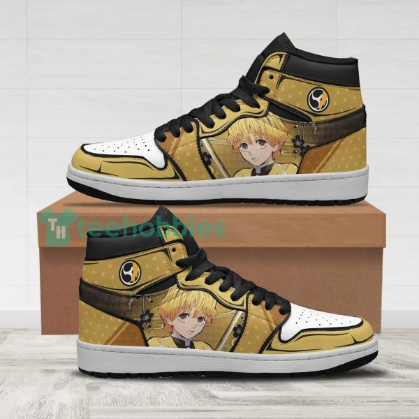 demon slayer zenitsu custom anime kimetsu no yaiba air jordan hightop shoes 1 s0ao3 600x600px Demon Slayer Zenitsu Custom Anime Kimetsu No Yaiba Air Jordan Hightop Shoes