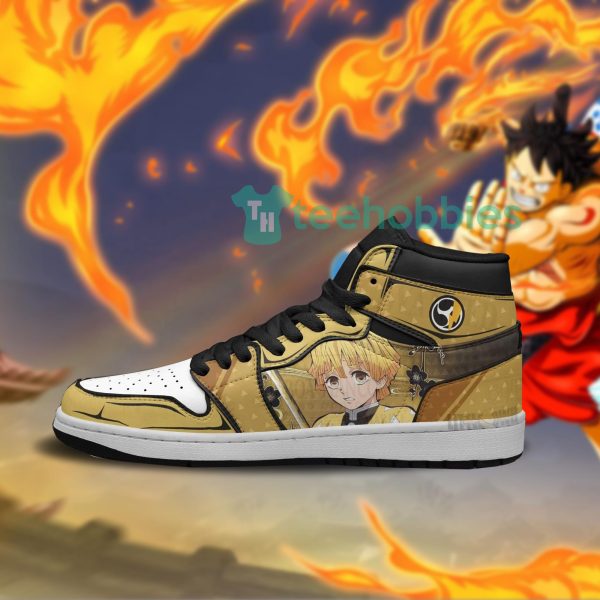 demon slayer zenitsu custom anime kimetsu no yaiba air jordan hightop shoes 3 gxVg4 600x600px Demon Slayer Zenitsu Custom Anime Kimetsu No Yaiba Air Jordan Hightop Shoes