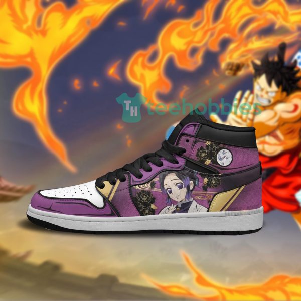 demon slayers shinobu shoes custom anime air jordan hightop shoes 3 DGP1r 600x600px Demon Slayers Shinobu Shoes Custom Anime Air Jordan Hightop Shoes