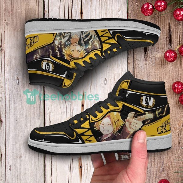 denki kaminari custom my hero academia anime air jordan hightop shoes 2 C4UC0 600x600px Denki Kaminari Custom My Hero Academia Anime Air Jordan Hightop Shoes