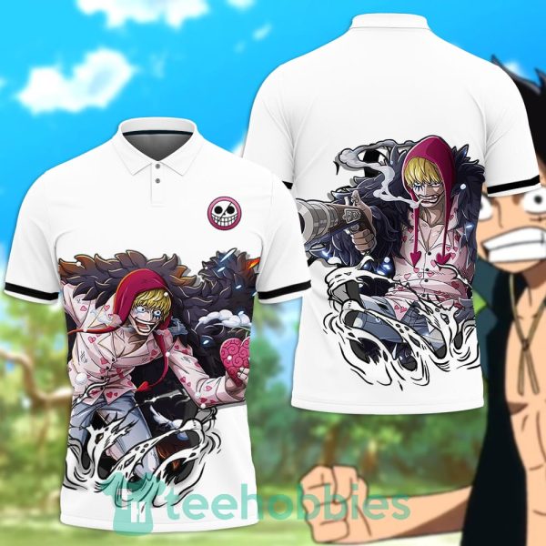donquixote rosinante polo shirt custom anime one piece for anime fans 1 dl51x 600x600px Donquixote Rosinante Polo Shirt Custom Anime One Piece For Anime Fans