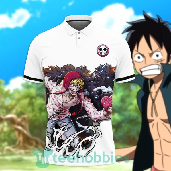 donquixote rosinante polo shirt custom anime one piece for anime fans 2 0pJyU 600x600px Donquixote Rosinante Polo Shirt Custom Anime One Piece For Anime Fans