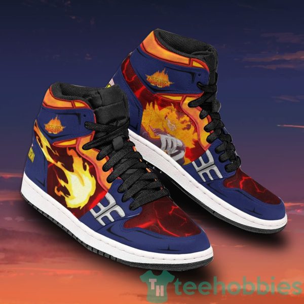 endeavor custom my hero academia anime air jordan hightop shoes 2 uQaS0 600x600px Endeavor Custom My Hero Academia Anime Air Jordan Hightop Shoes